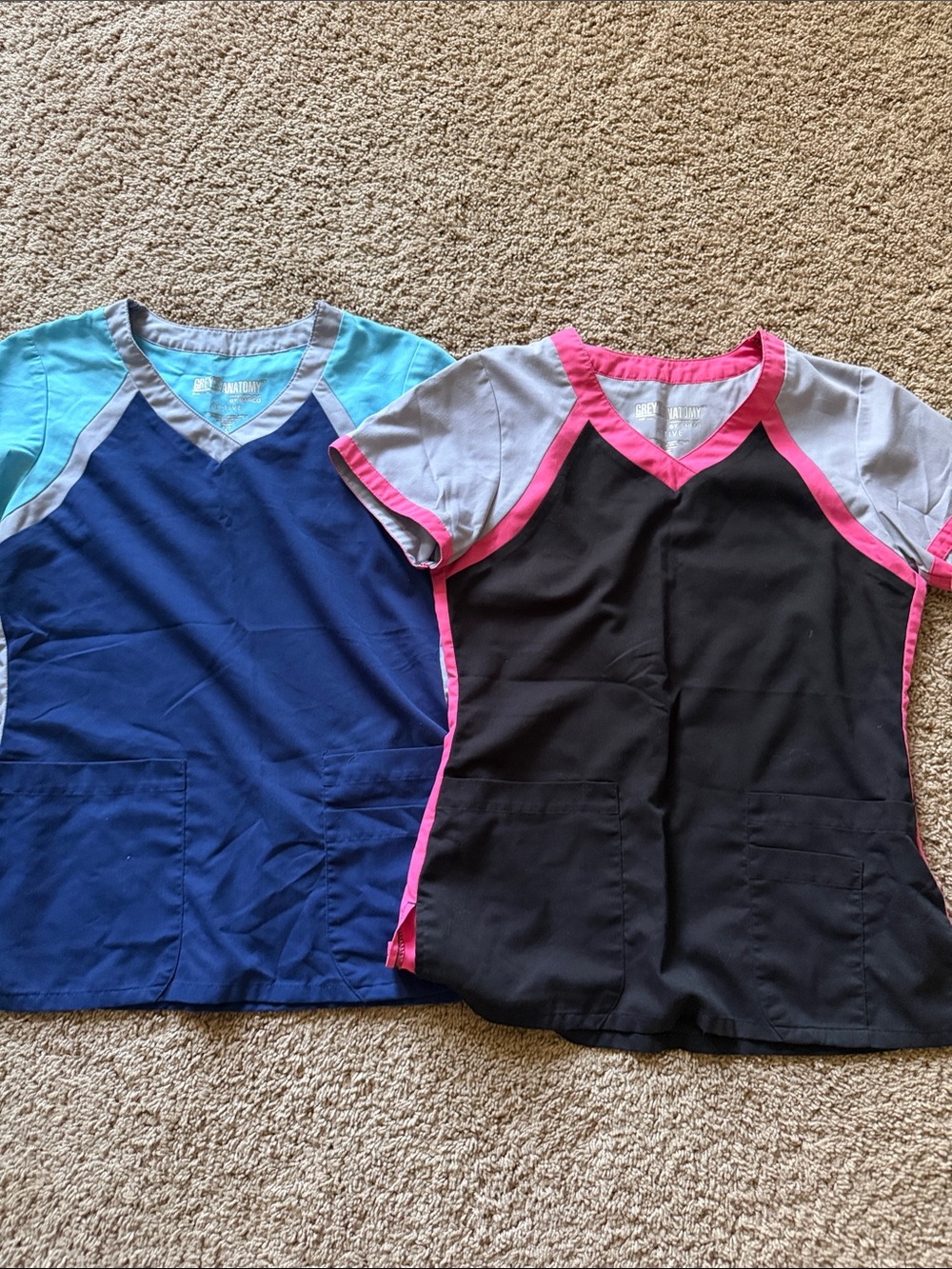 Grey’s Anatomy active two size small scrub tops